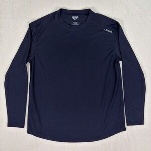 Condor Thermal Shirt Mens Large Blue Navy Long Sleeve Lightweight Active